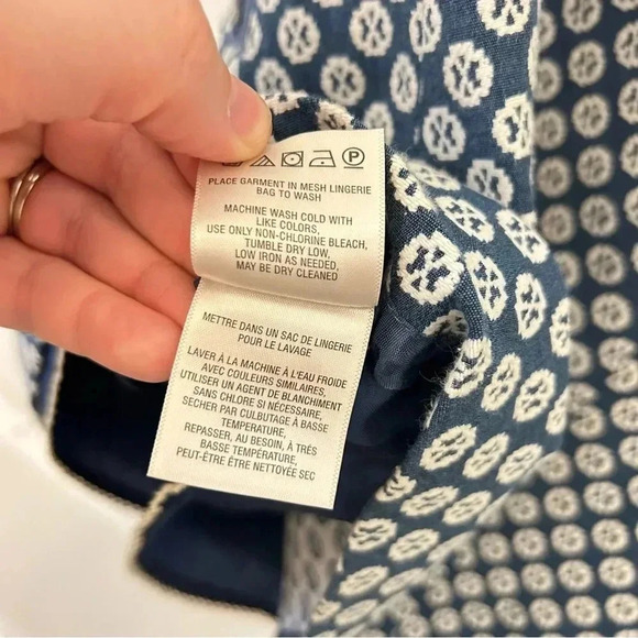 Maeve Anthropologie • Navy Blue Fourth Street Swing Pleated Bohemian Twee Skirt - Picture 10 of 10